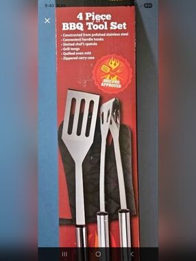 LOT Of FOUR New Boxes Of Bbq Tool Sets